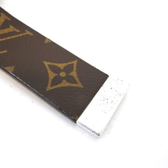 LOUIS VUITTON Monogram Centure Carre M6801W Brand Accessory Belt Men's - Picture 6 of 9